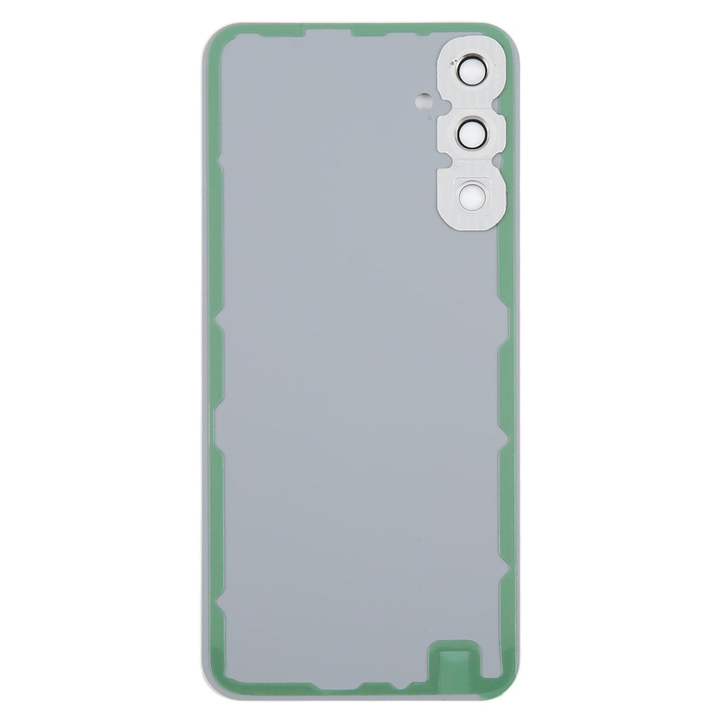 For Samsung Galaxy A34 SM-A346B Battery Back Cover with Camera Lens Frame(Silver)