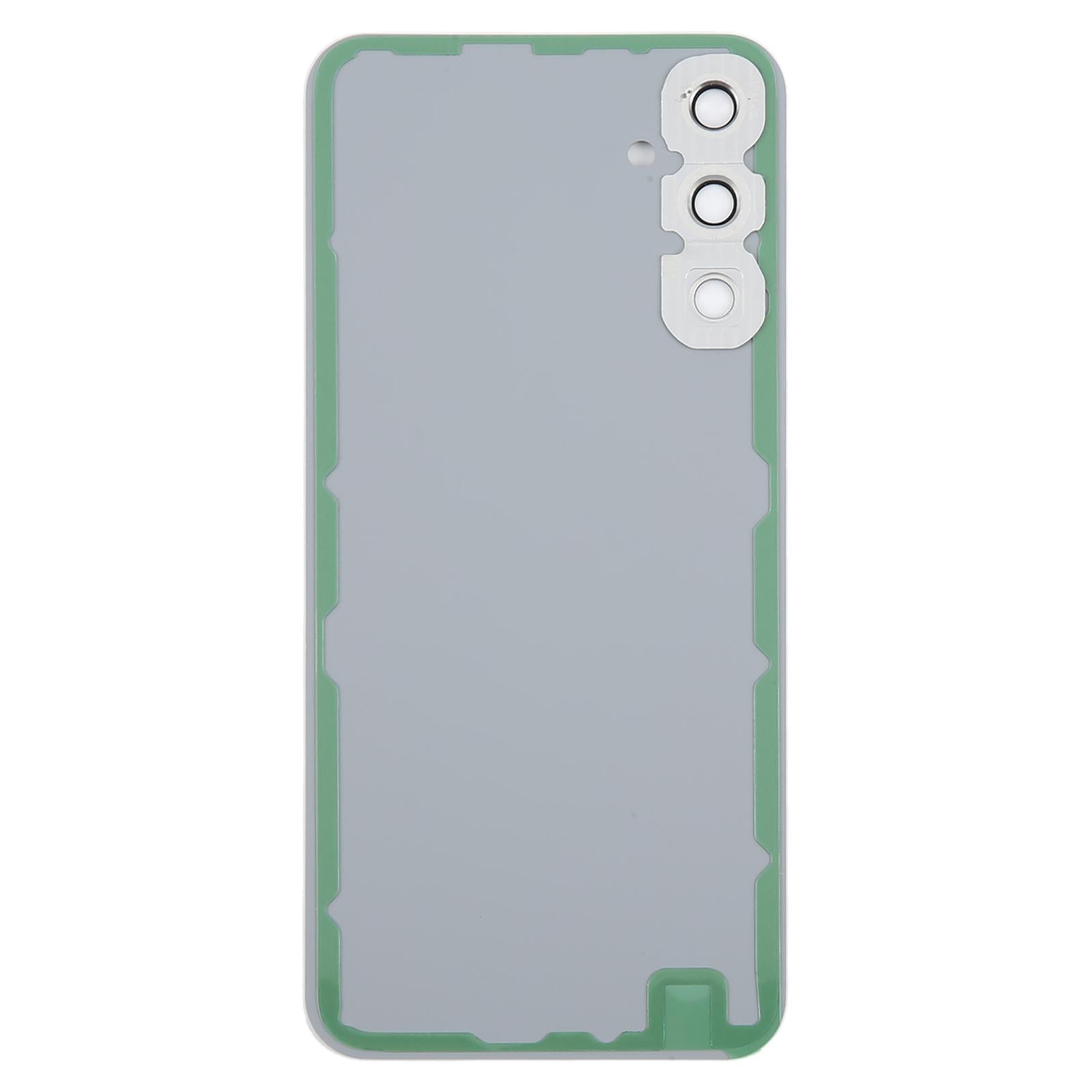 For Samsung Galaxy A34 SM-A346B Battery Back Cover with Camera Lens Frame(Silver)