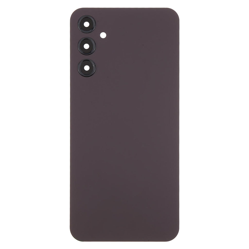 For Samsung Galaxy A24 SM-A245 Battery Back Cover with Camera Lens Frame(Dark Red)