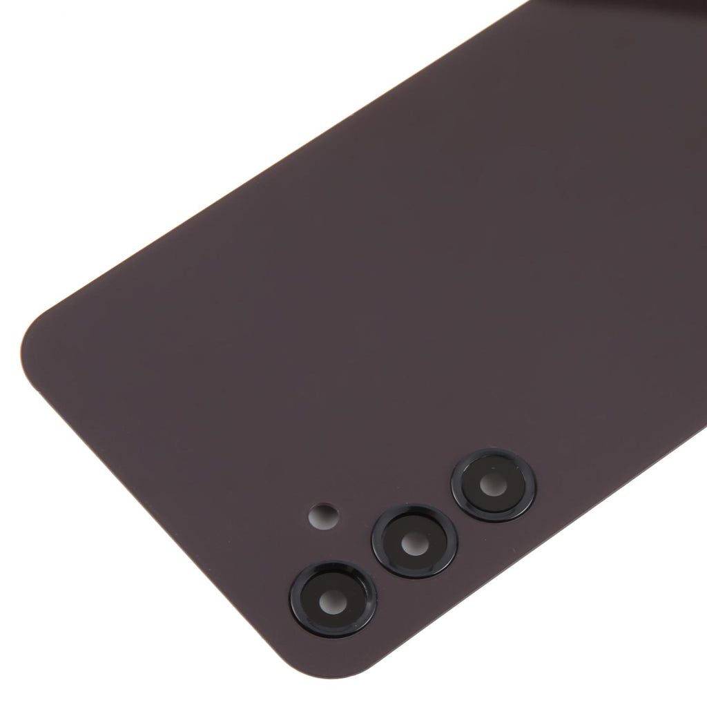 For Samsung Galaxy A24 SM-A245 Battery Back Cover with Camera Lens Frame(Dark Red)