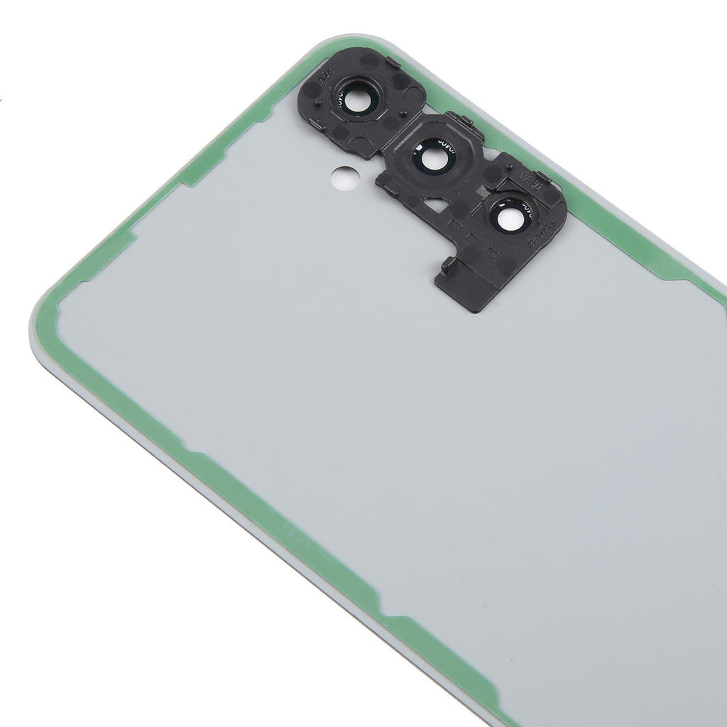 For Samsung Galaxy A24 SM-A245 Battery Back Cover with Camera Lens Frame(Dark Red)
