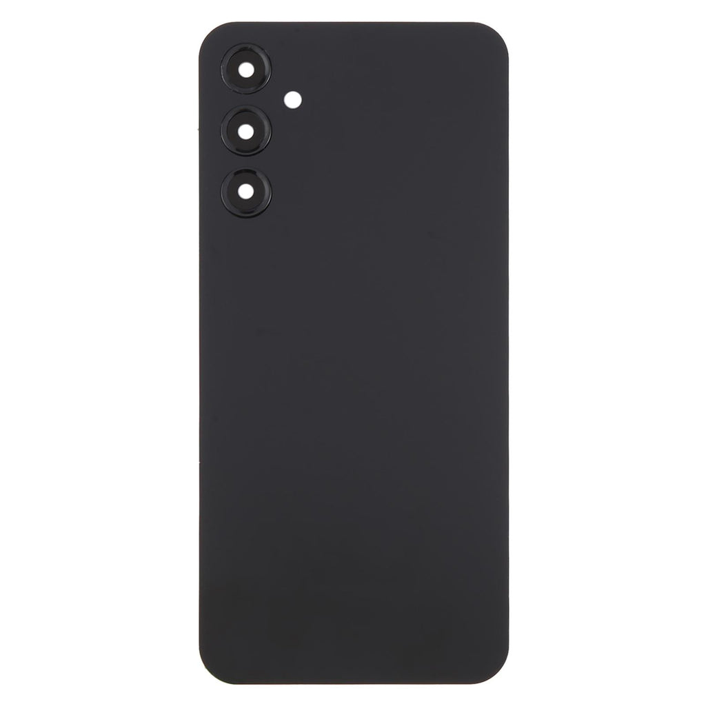 For Samsung Galaxy A24 SM-A245 Battery Back Cover with Camera Lens Frame(Black)