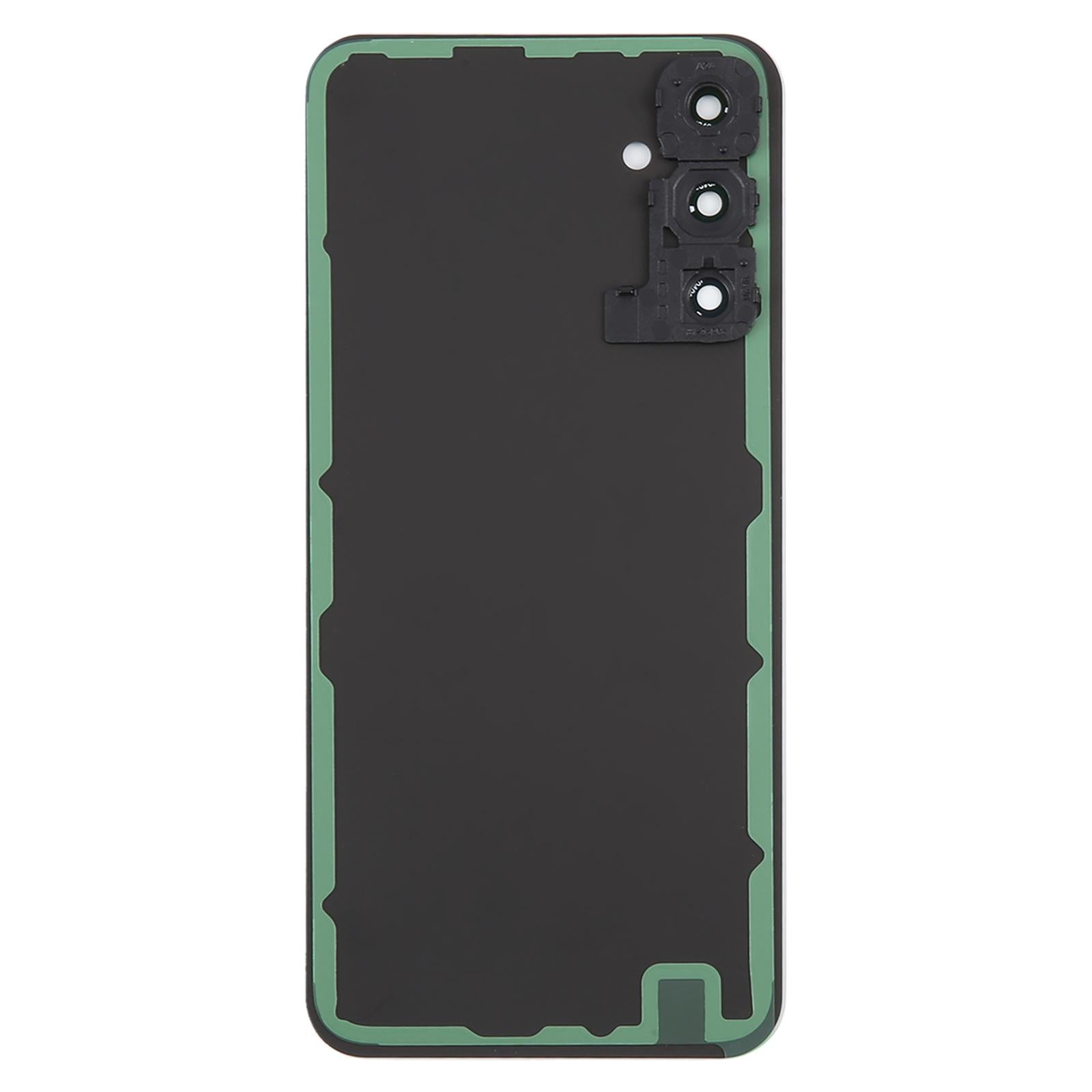 For Samsung Galaxy A24 SM-A245 Battery Back Cover with Camera Lens Frame(Black)
