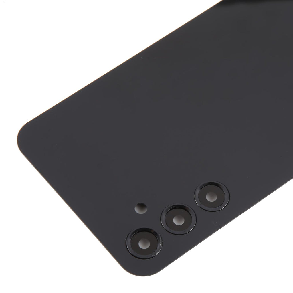 For Samsung Galaxy A24 SM-A245 Battery Back Cover with Camera Lens Frame(Black)
