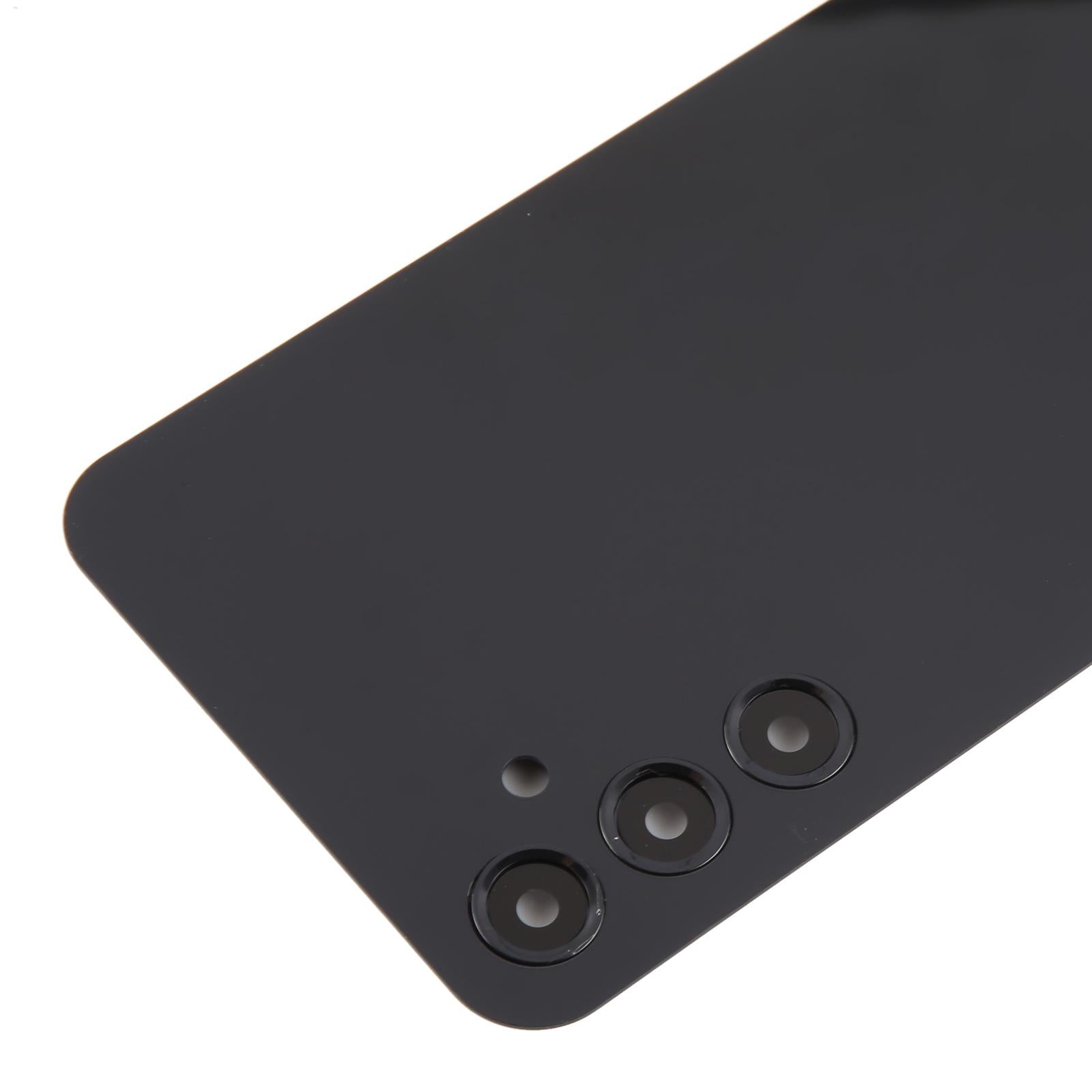 For Samsung Galaxy A24 SM-A245 Battery Back Cover with Camera Lens Frame(Black)
