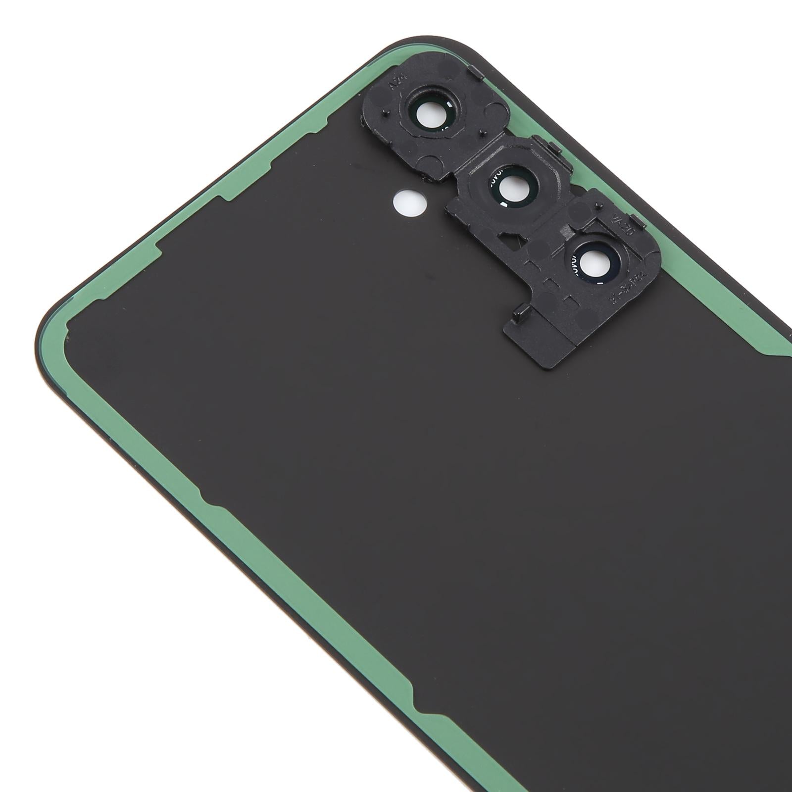 For Samsung Galaxy A24 SM-A245 Battery Back Cover with Camera Lens Frame(Black)