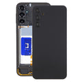 For Samsung Galaxy A24 SM-A245 Battery Back Cover with Camera Lens Frame(Black)