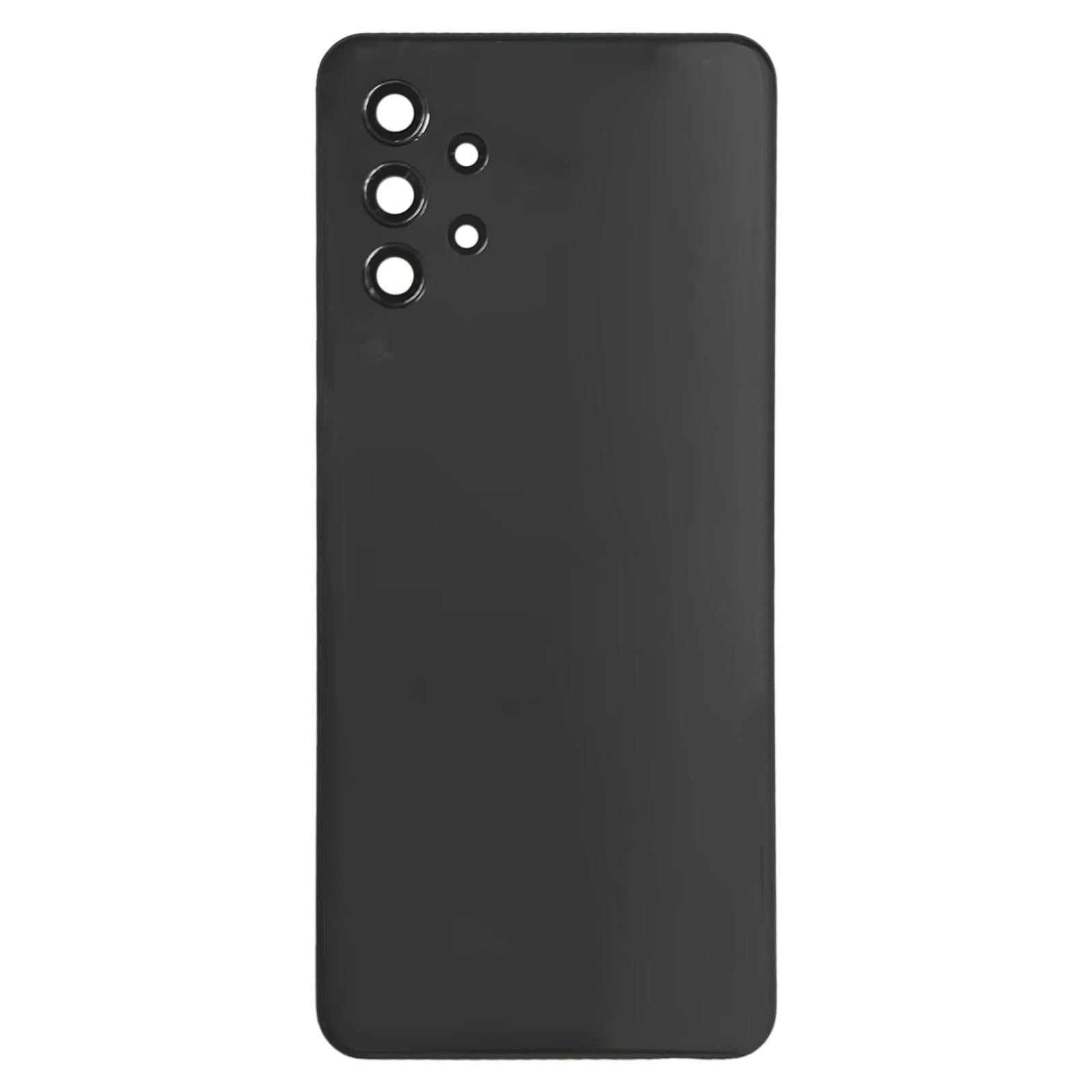 For Samsung Galaxy A32 4G SM-A325F Battery Back Cover with Camera Lens Frame(Black)