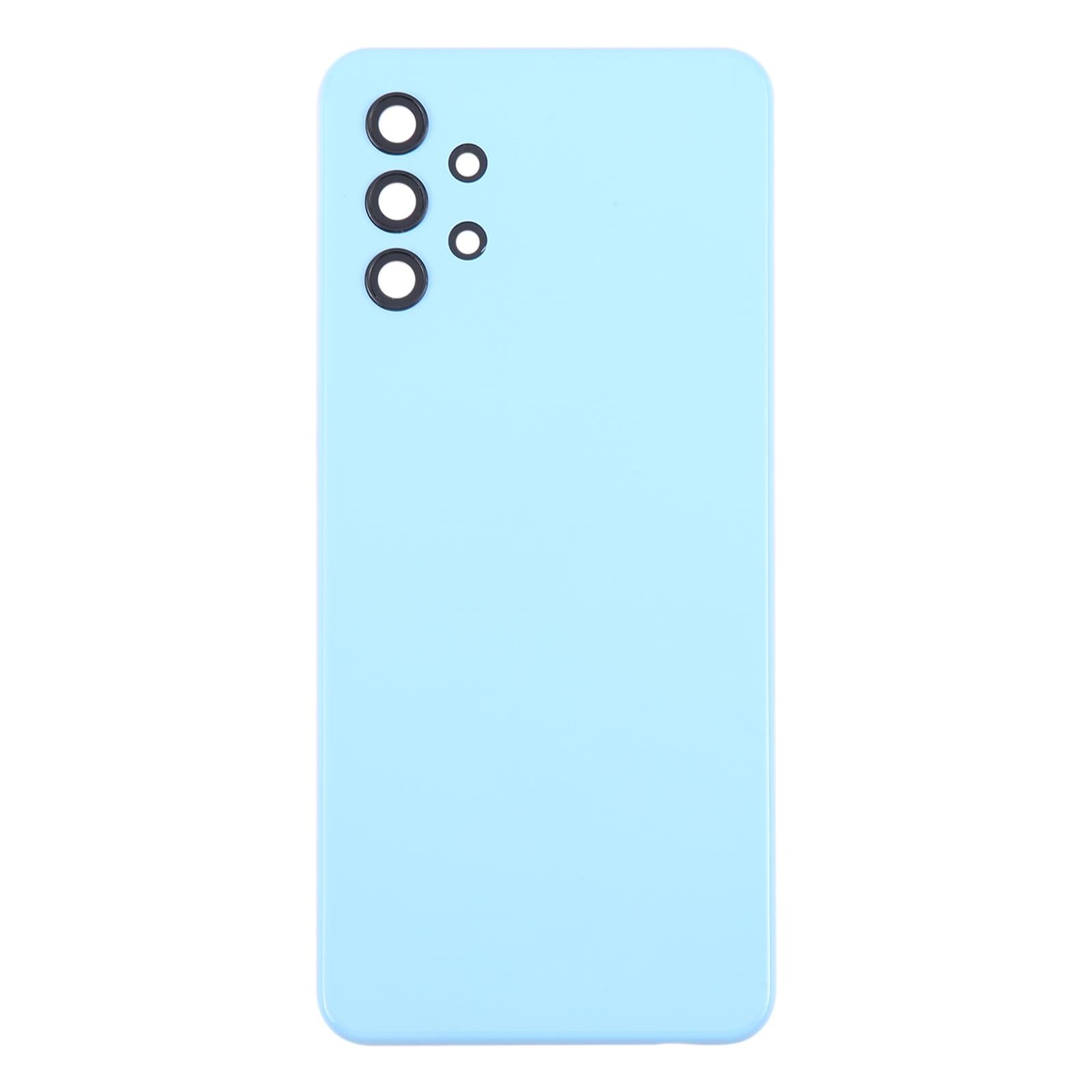 For Samsung Galaxy A32 4G SM-A325F Battery Back Cover with Camera Lens Frame(Blue)
