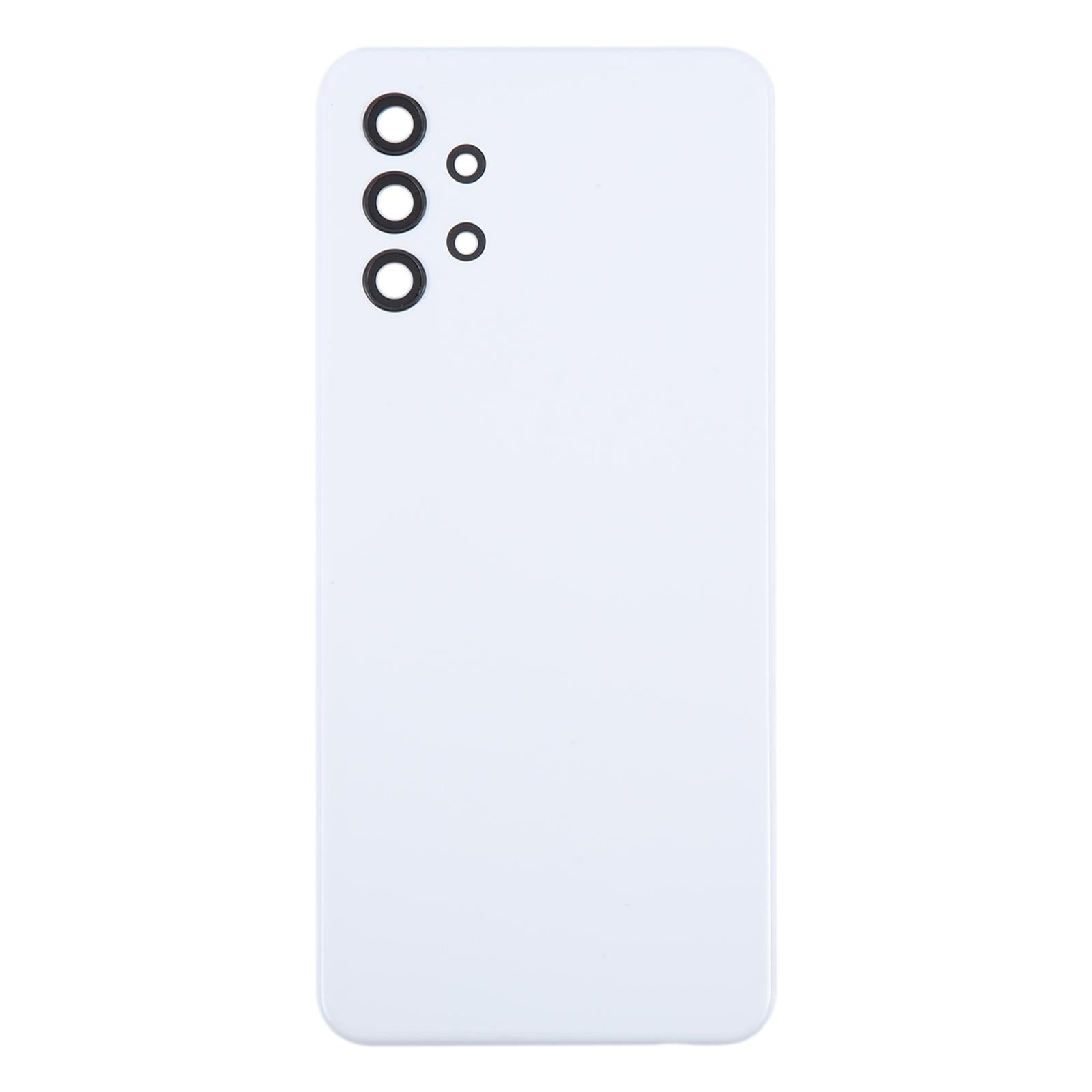 For Samsung Galaxy A32 4G SM-A325F Battery Back Cover with Camera Lens Frame(White)