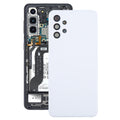 For Samsung Galaxy A32 4G SM-A325F Battery Back Cover with Camera Lens Frame(White)