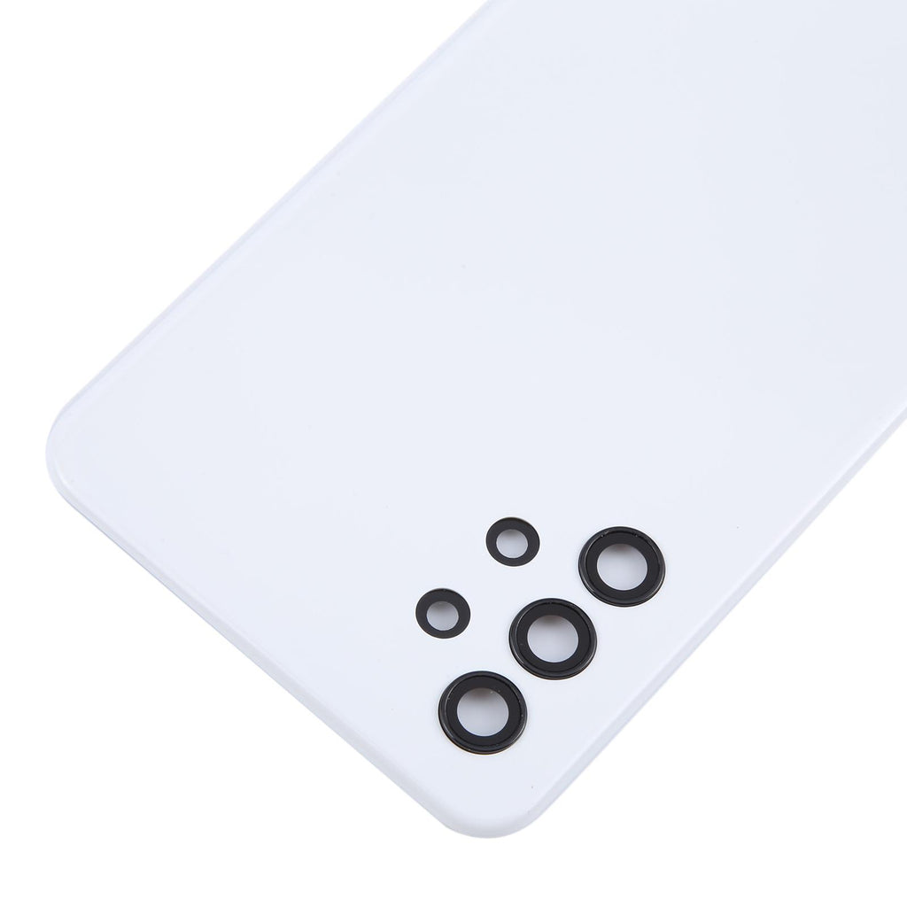 For Samsung Galaxy A32 4G SM-A325F Battery Back Cover with Camera Lens Frame(White)
