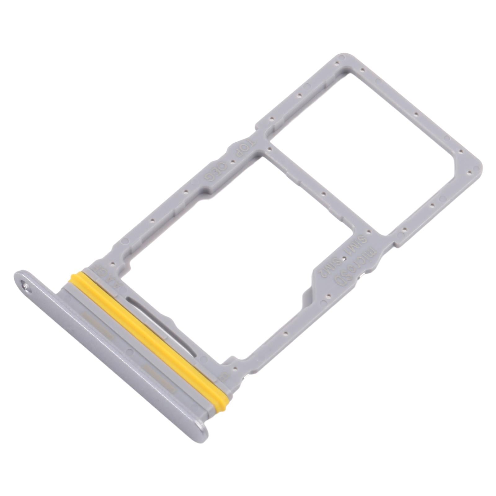 For Samsung Galaxy A17 5G SM-A176B Original SIM + SIM / Micro SD Card Tray (Silver)