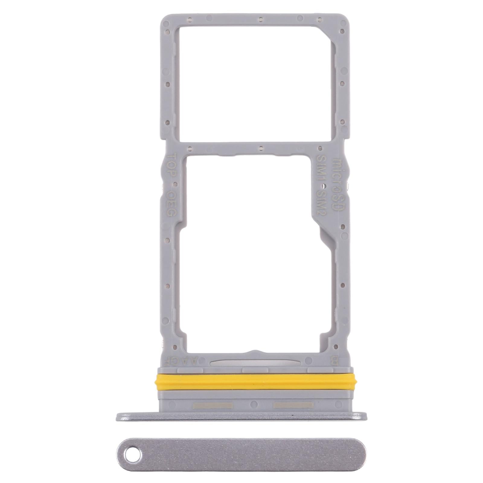 For Samsung Galaxy A17 5G SM-A176B Original SIM + SIM / Micro SD Card Tray (Silver)