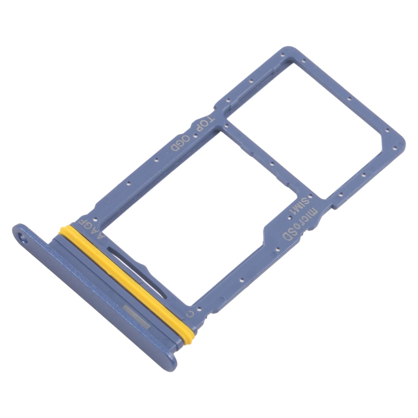 For Samsung Galaxy A17 5G SM-A176U Original SIM + Micro SD Card Tray (Blue)