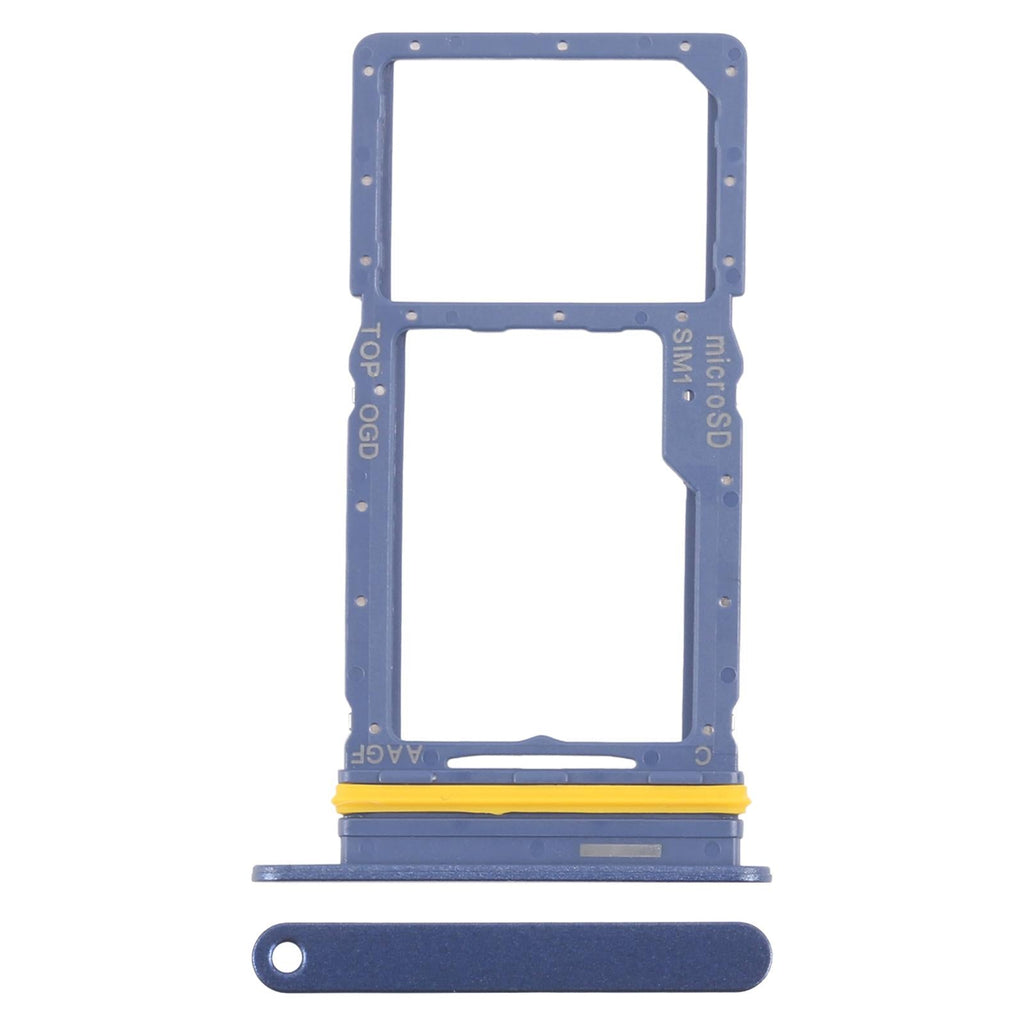 For Samsung Galaxy A17 5G SM-A176U Original SIM + Micro SD Card Tray (Blue)