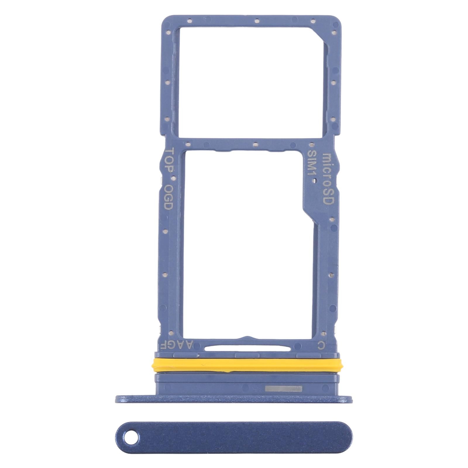For Samsung Galaxy A17 5G SM-A176U Original SIM + Micro SD Card Tray (Blue)