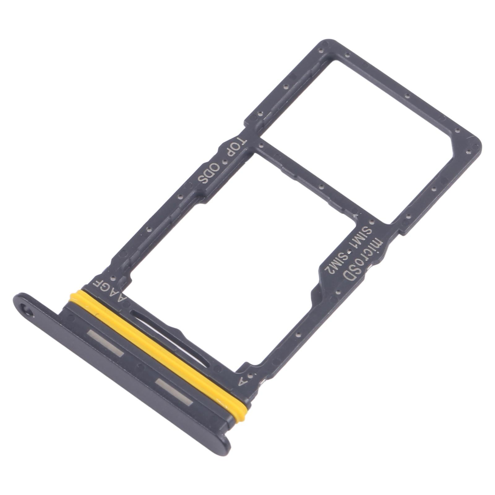 For Samsung Galaxy A17 4G SM-A175F Original SIM + SIM / Micro SD Card Tray (Black)
