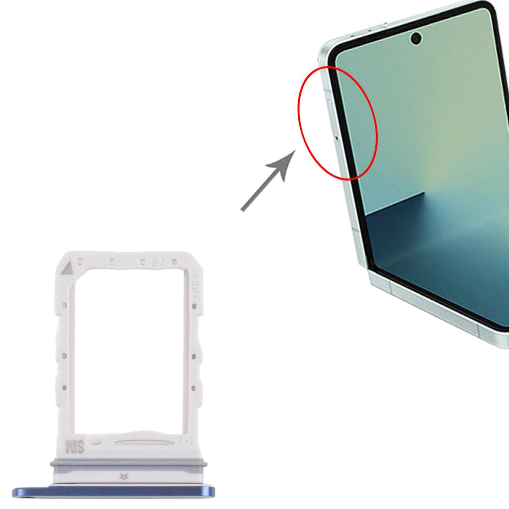 For Samsung Galaxy Z Flip7 SM-F751U Original SIM Card Tray (Blue)