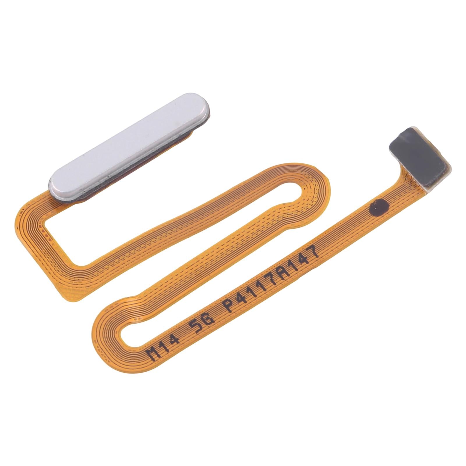 For Samsung Galaxy M14 SM-M145F Original Fingerprint Sensor Flex Cable (Silver)
