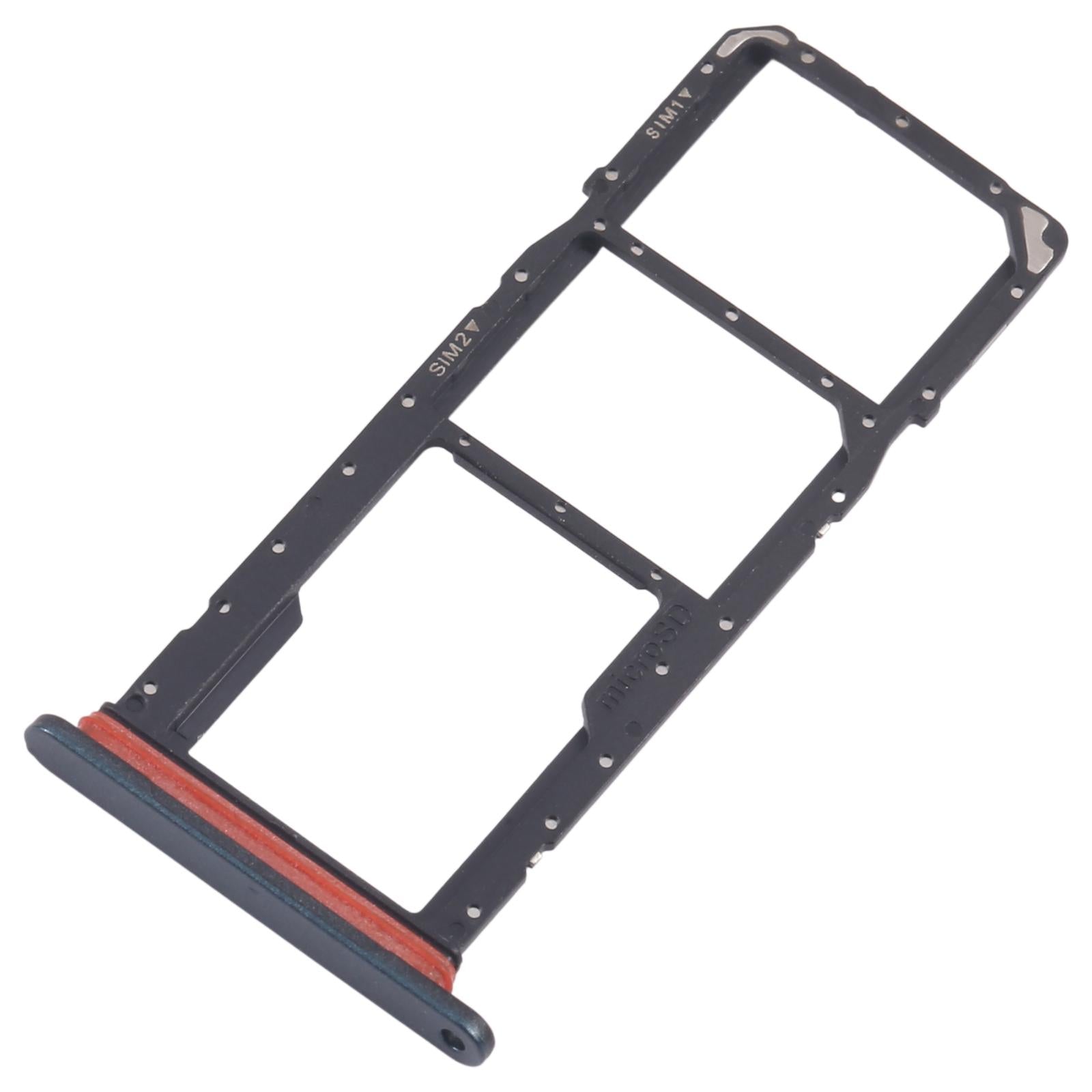For Samsung Galaxy A07 4G SM-A075F Original 10pcs SIM Card Tray + SIM Card Tray + Micro SD Card Tray (Green)