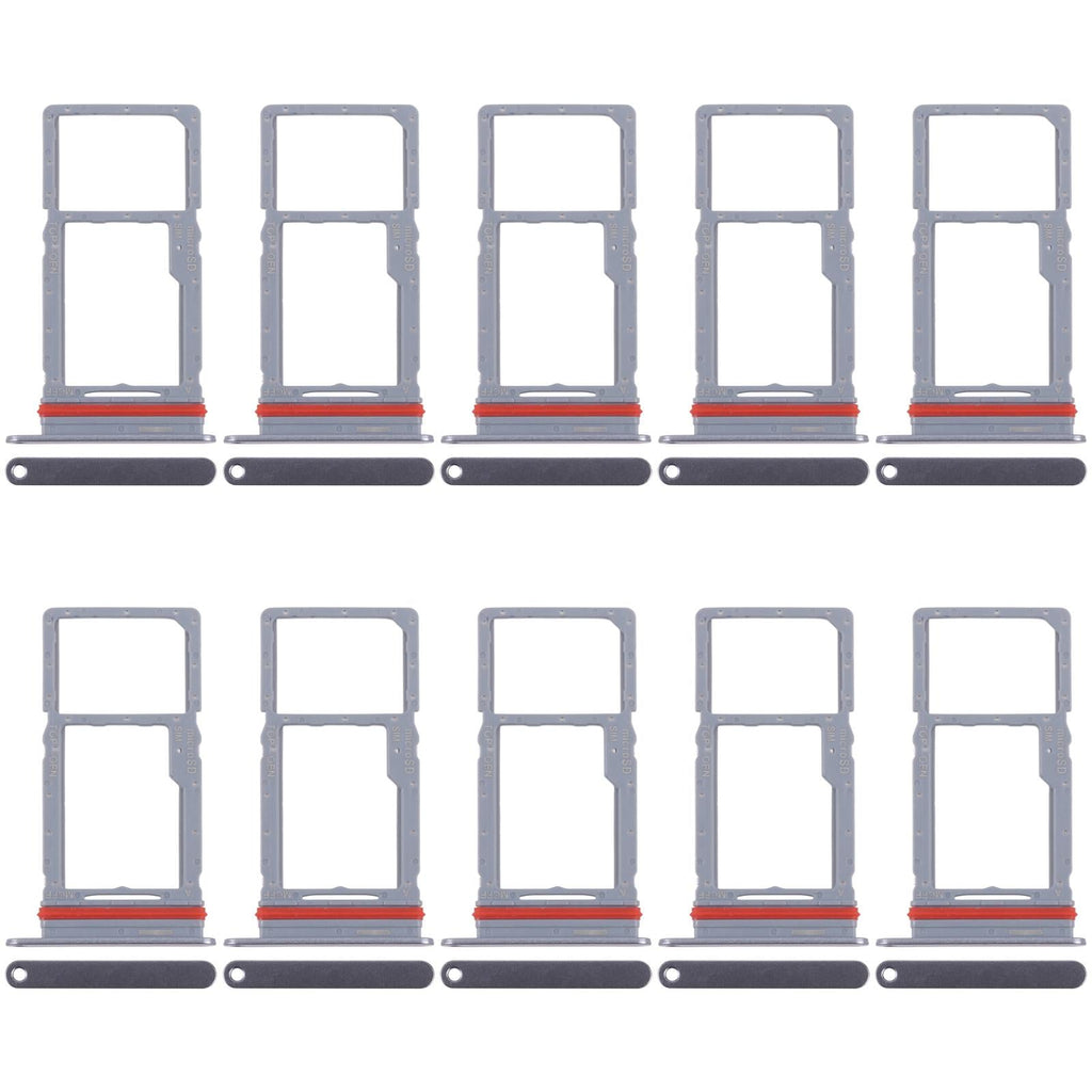 For Samsung Galaxy M36 SM-M366P 10pcs Original SIM + Micro SD Card Tray (Grey)