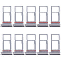 For Samsung Galaxy M36 SM-M366P 10pcs Original SIM + Micro SD Card Tray (Grey)