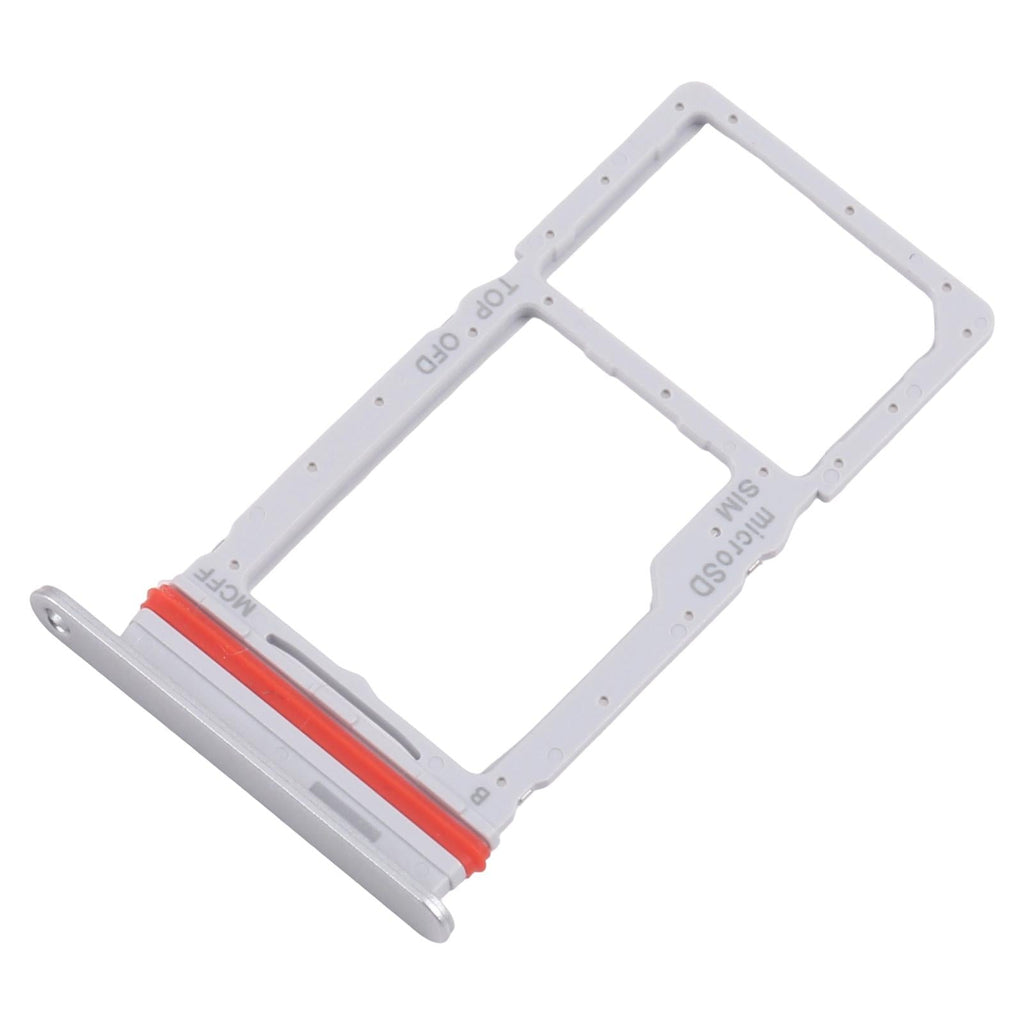 For Samsung Galaxy M36 SM-M366P 10pcs Original SIM + Micro SD Card Tray (Silver)