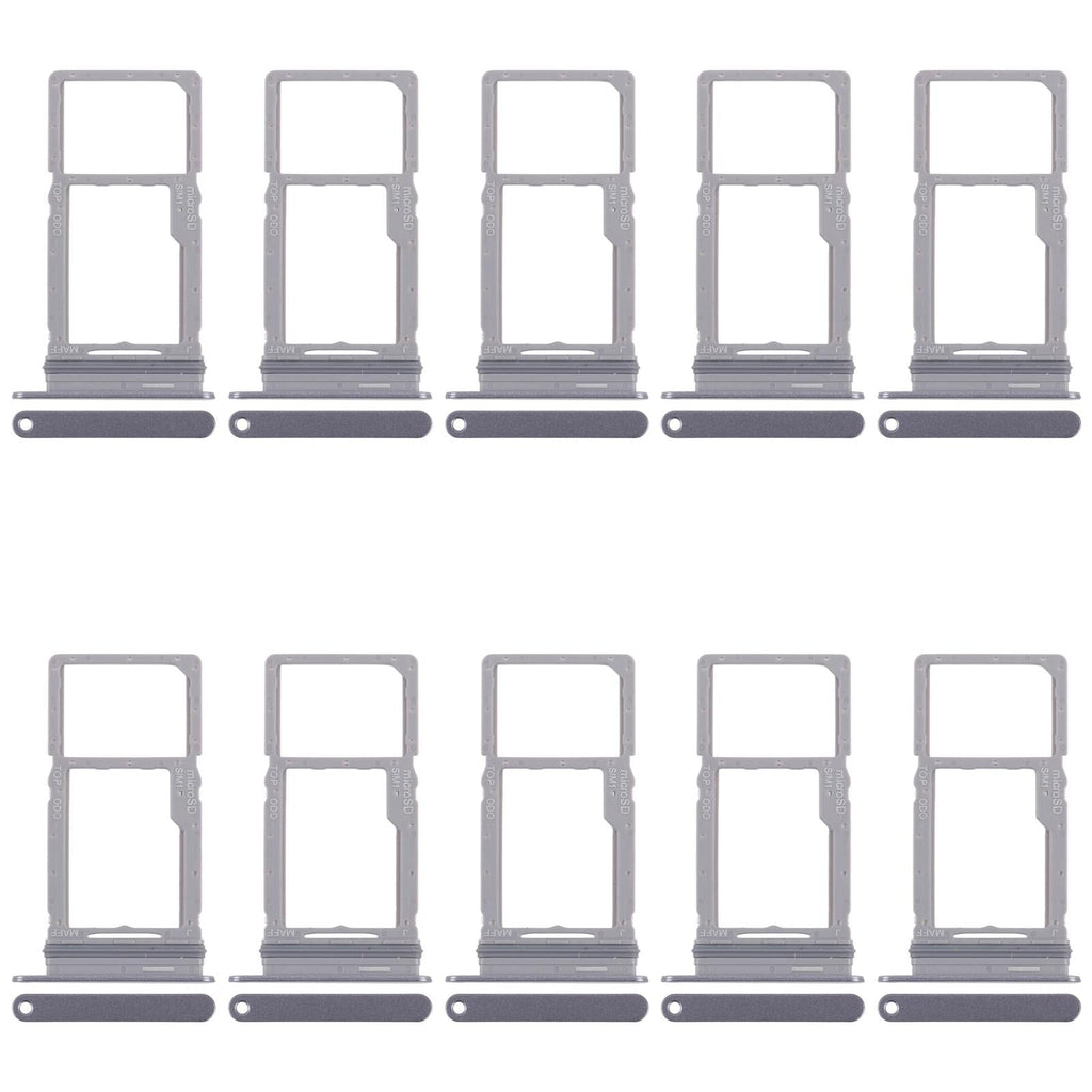 For Samsung Galaxy M16 SM-M166P 10pcs Original SIM + Micro SD Card Tray (Grey)