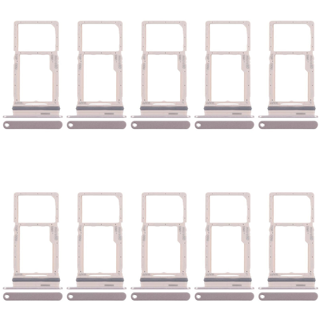 For Samsung Galaxy M16 SM-M166P 10pcs Original SIM + Micro SD Card Tray (Gold)