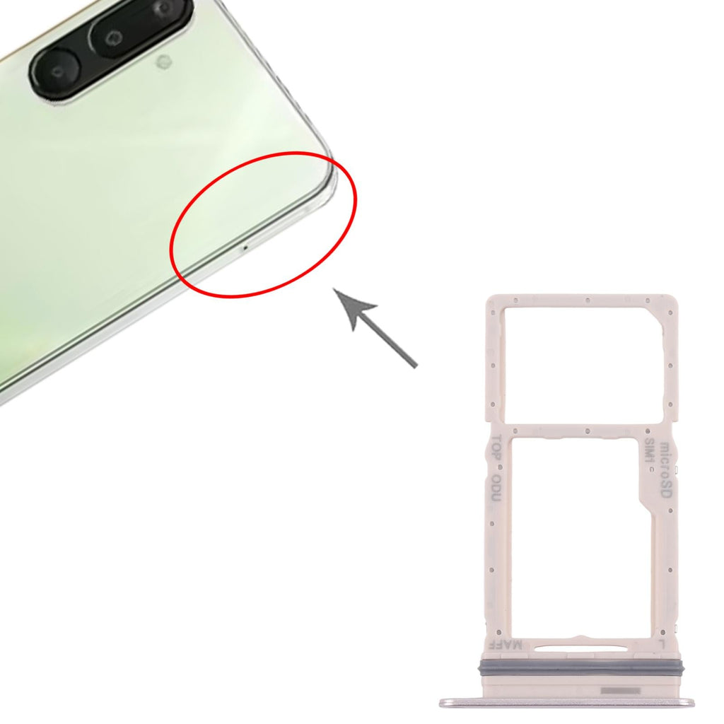 For Samsung Galaxy M16 SM-M166P 10pcs Original SIM + Micro SD Card Tray (Gold)