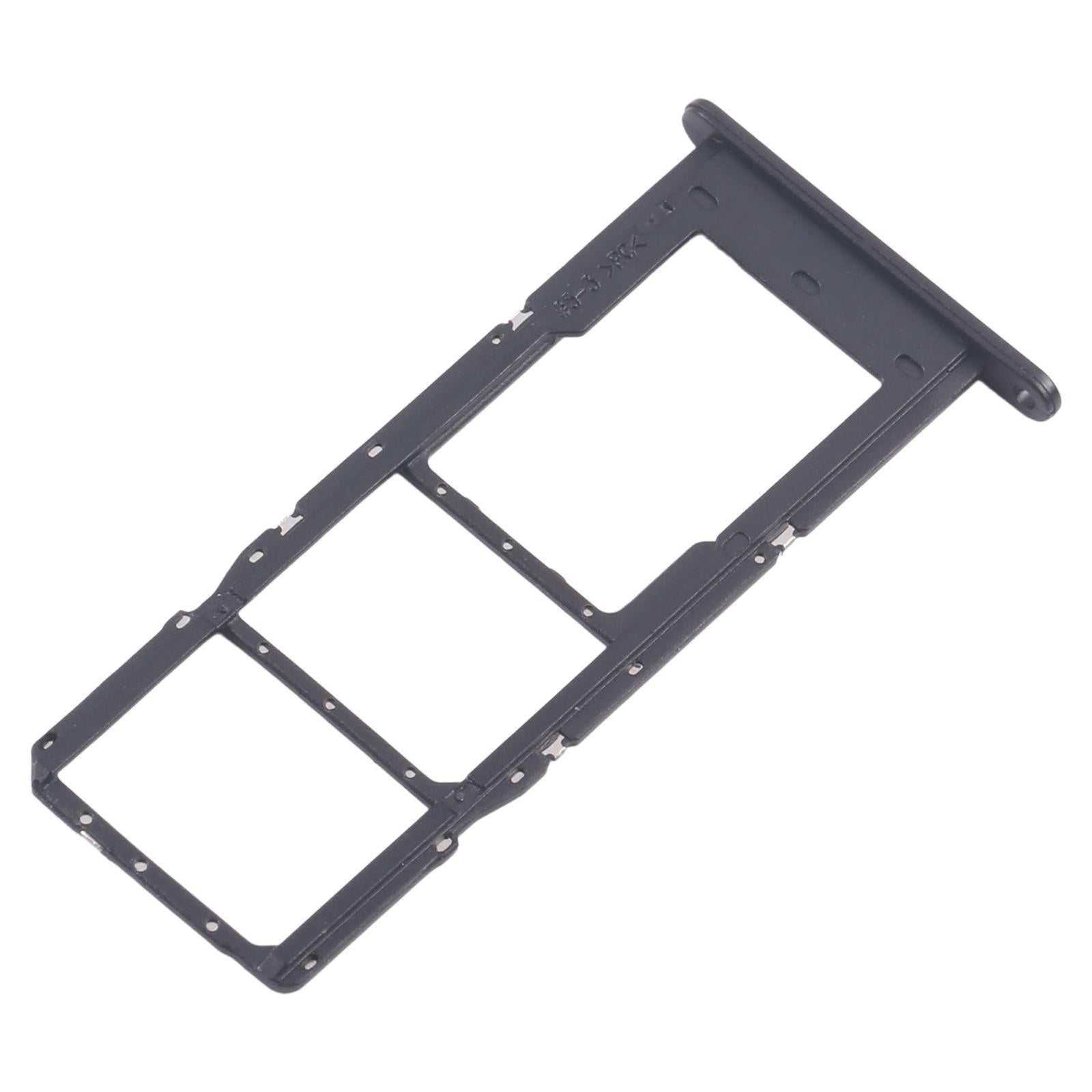 For Samsung Galaxy A14 5G SM-A146B 10pcs Original SIM Card Tray + SIM Card Tray + Micro SD Card Tray (Black)