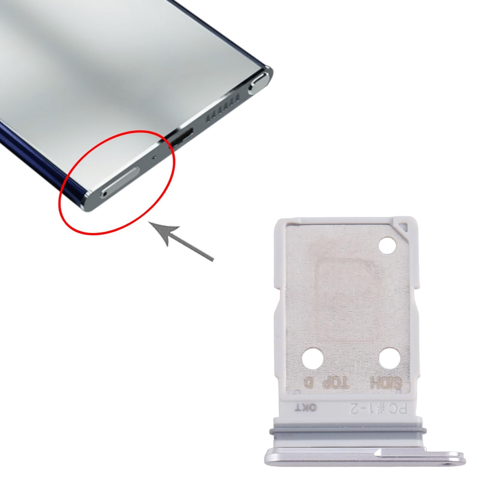 For Samsung Galaxy S26 Ultra SM-S948B Original SIM + SIM Card Tray (White)