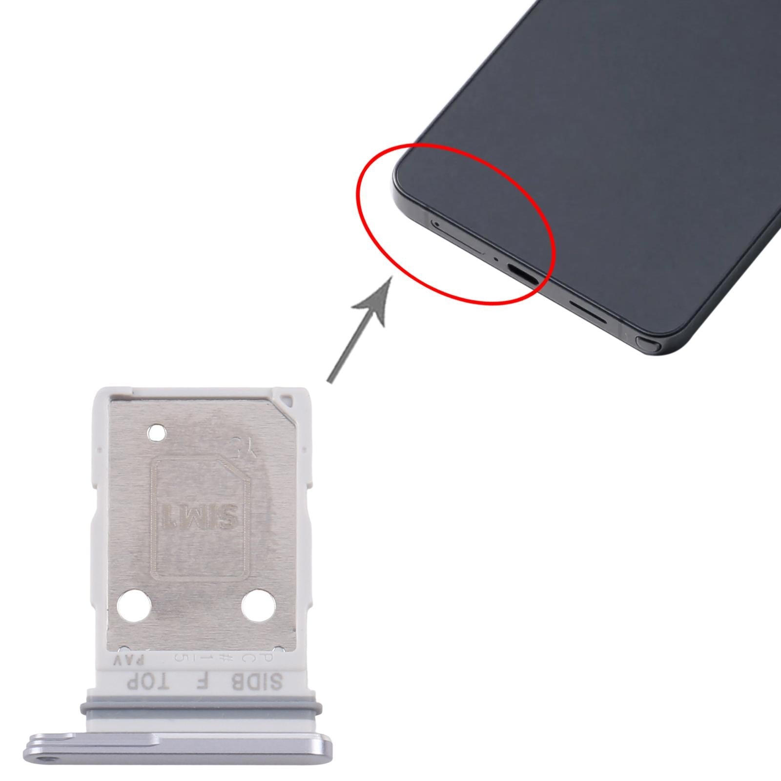 For Samsung Galaxy S26 SM-S942B Original SIM + SIM Card Tray (Grey)