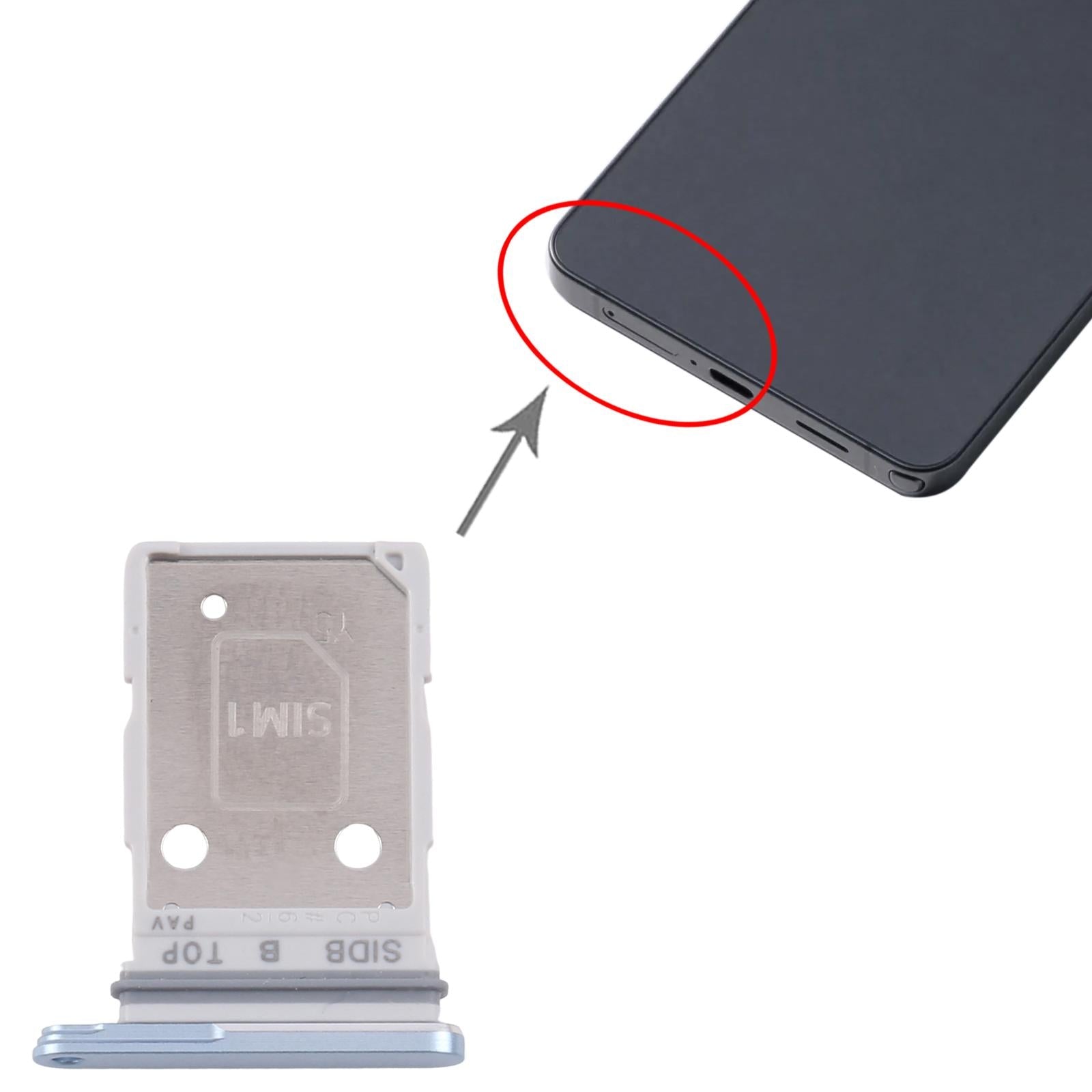 For Samsung Galaxy S26 SM-S942B Original SIM + SIM Card Tray (Blue)