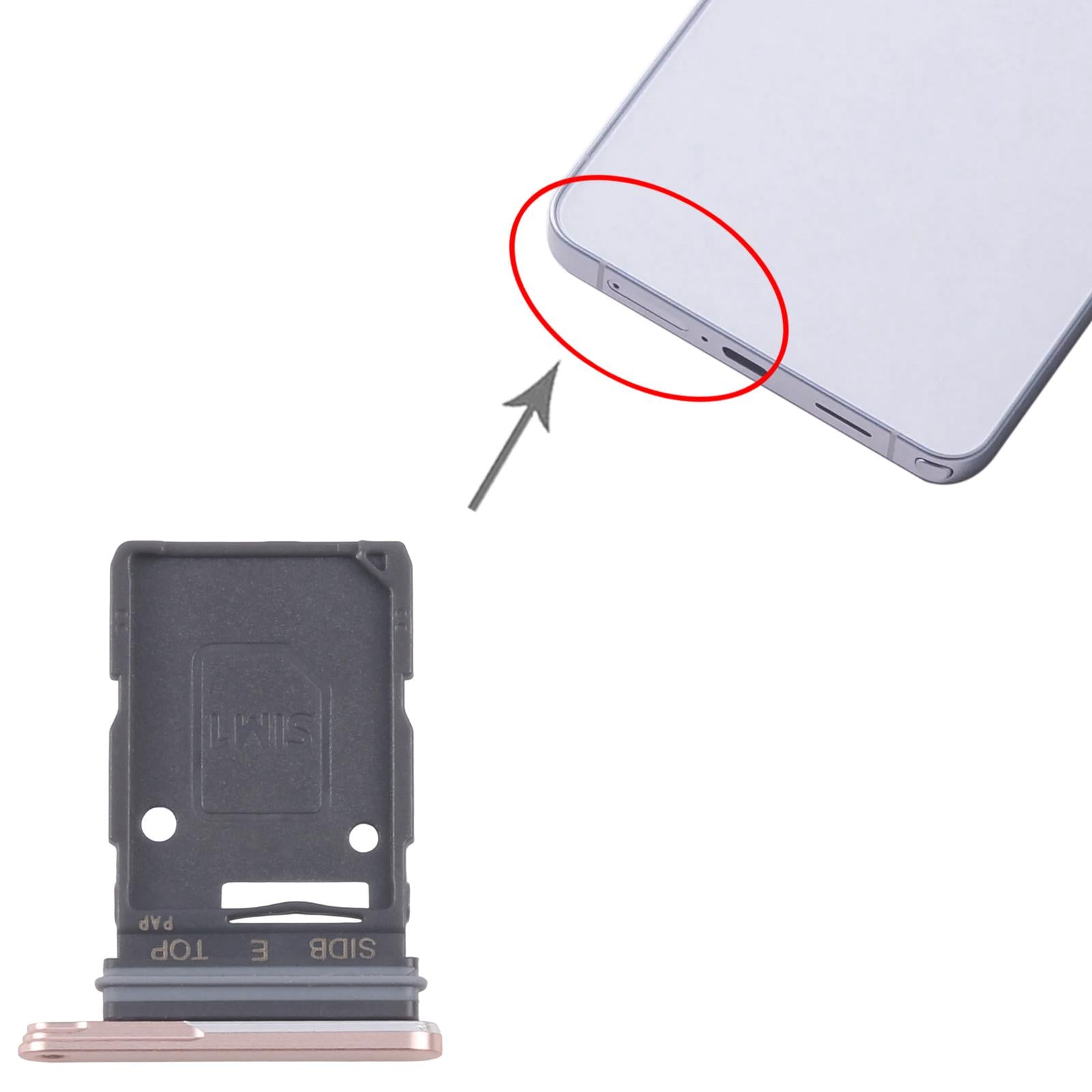 For Samsung Galaxy S26 SM-S942U Original SIM Card Tray (Gold)