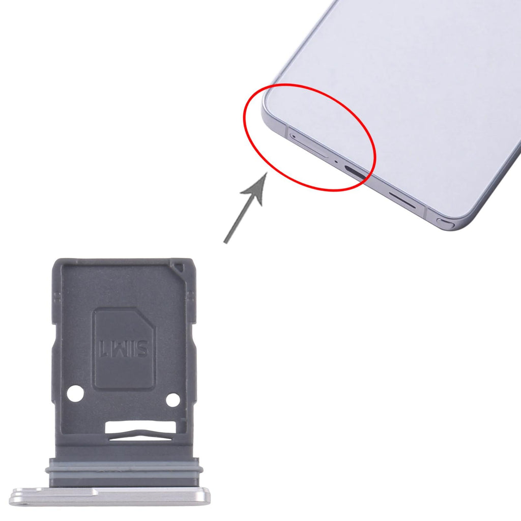 For Samsung Galaxy S26 SM-S942U Original SIM Card Tray (Silver)