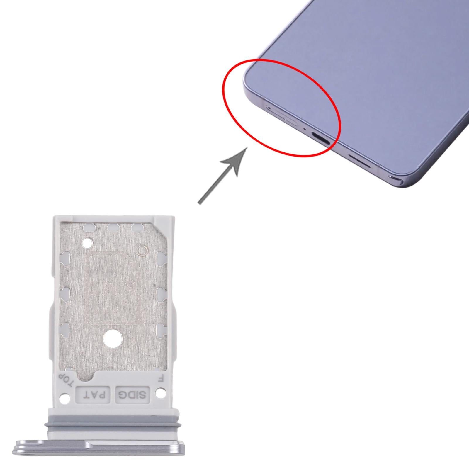 For Samsung Galaxy S26+ SM-S947B Original SIM + SIM Card Tray (Grey)