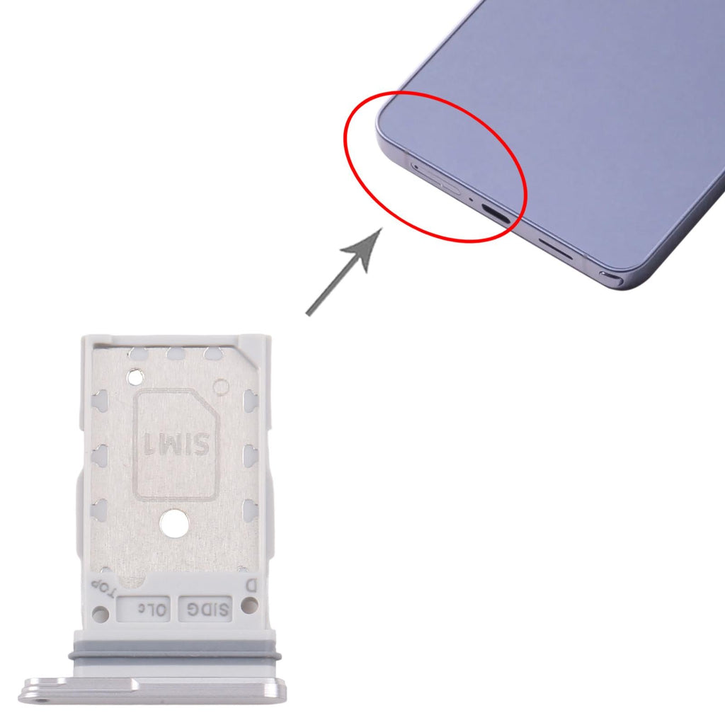 For Samsung Galaxy S26+ SM-S947B Original SIM + SIM Card Tray (Silver)