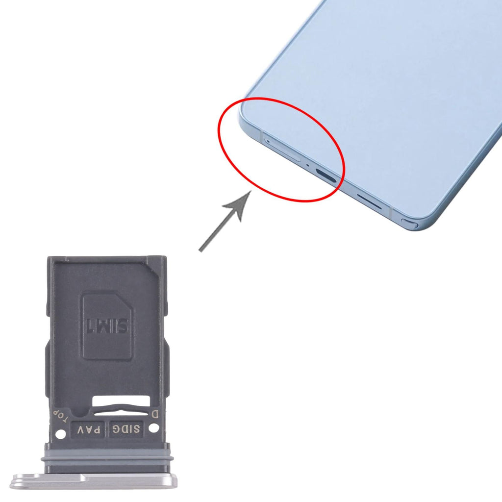 For Samsung Galaxy S26+ SM-S947U Original SIM Card Tray (Silver)