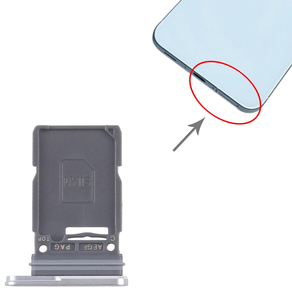 For Samsung Galaxy A57 SM-A576B Original SIM Card Tray (Glacier Blue)