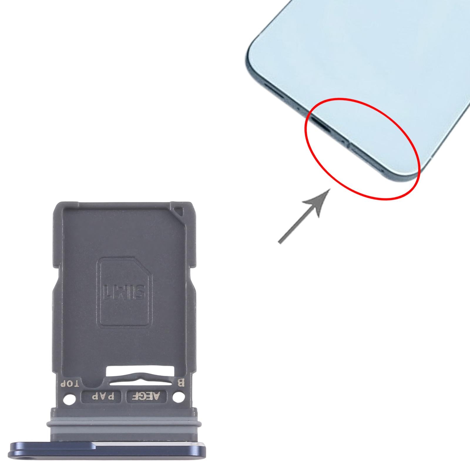 For Samsung Galaxy A57 SM-A576B Original SIM Card Tray (Blue)
