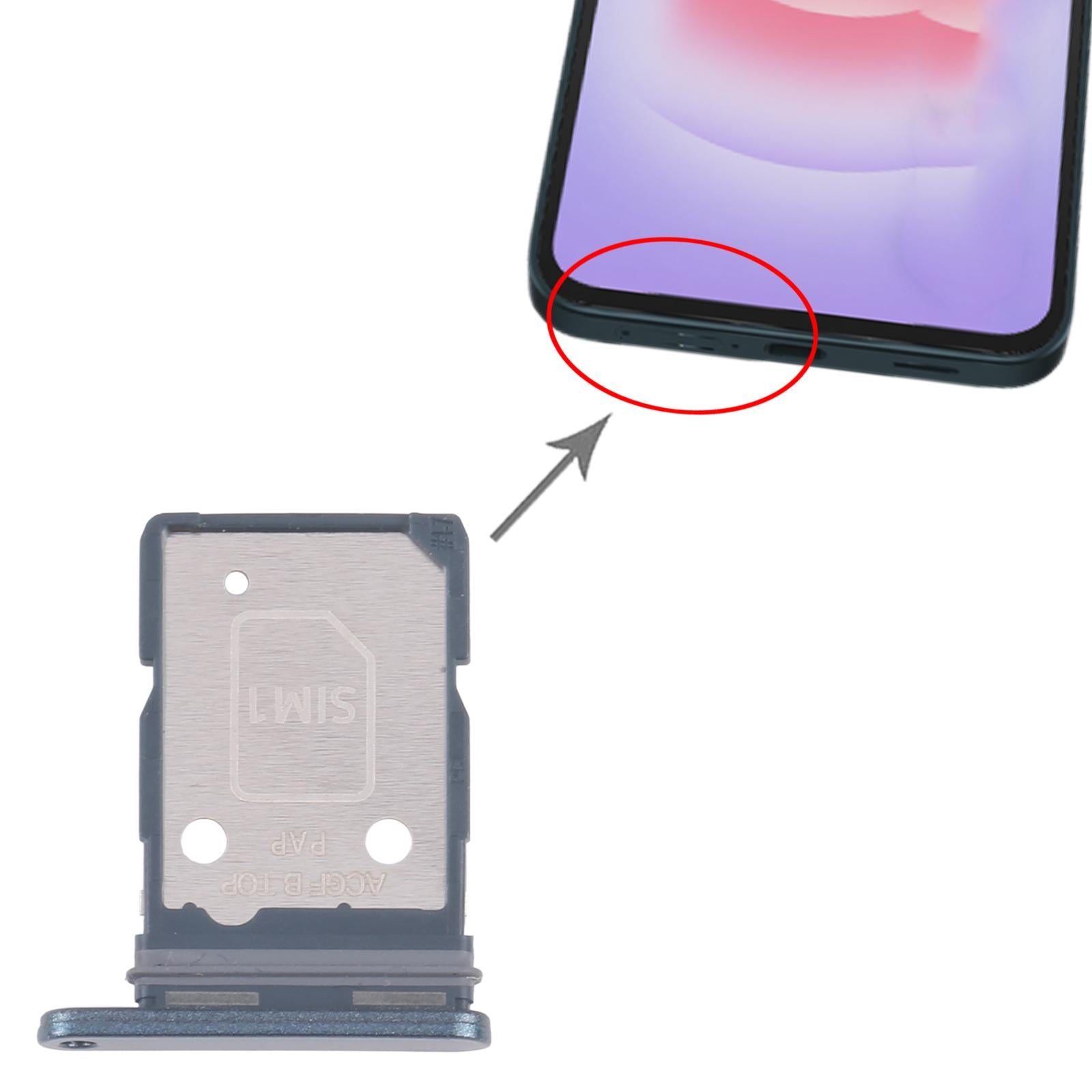 For Samsung Galaxy A37 SM-A376B Original SIM + SIM Card Tray (Green)