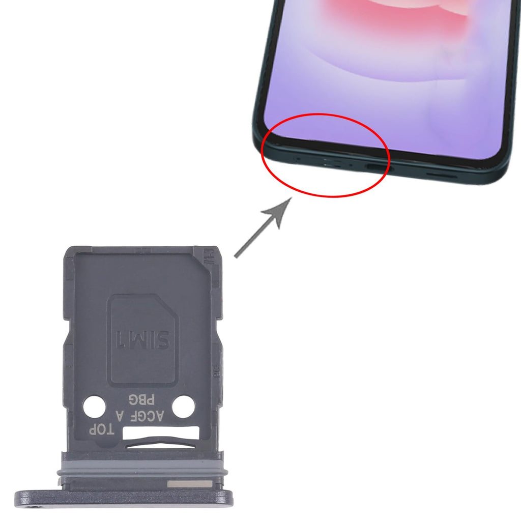 For Samsung Galaxy A37 SM-A376U Original SIM Card Tray (Black)