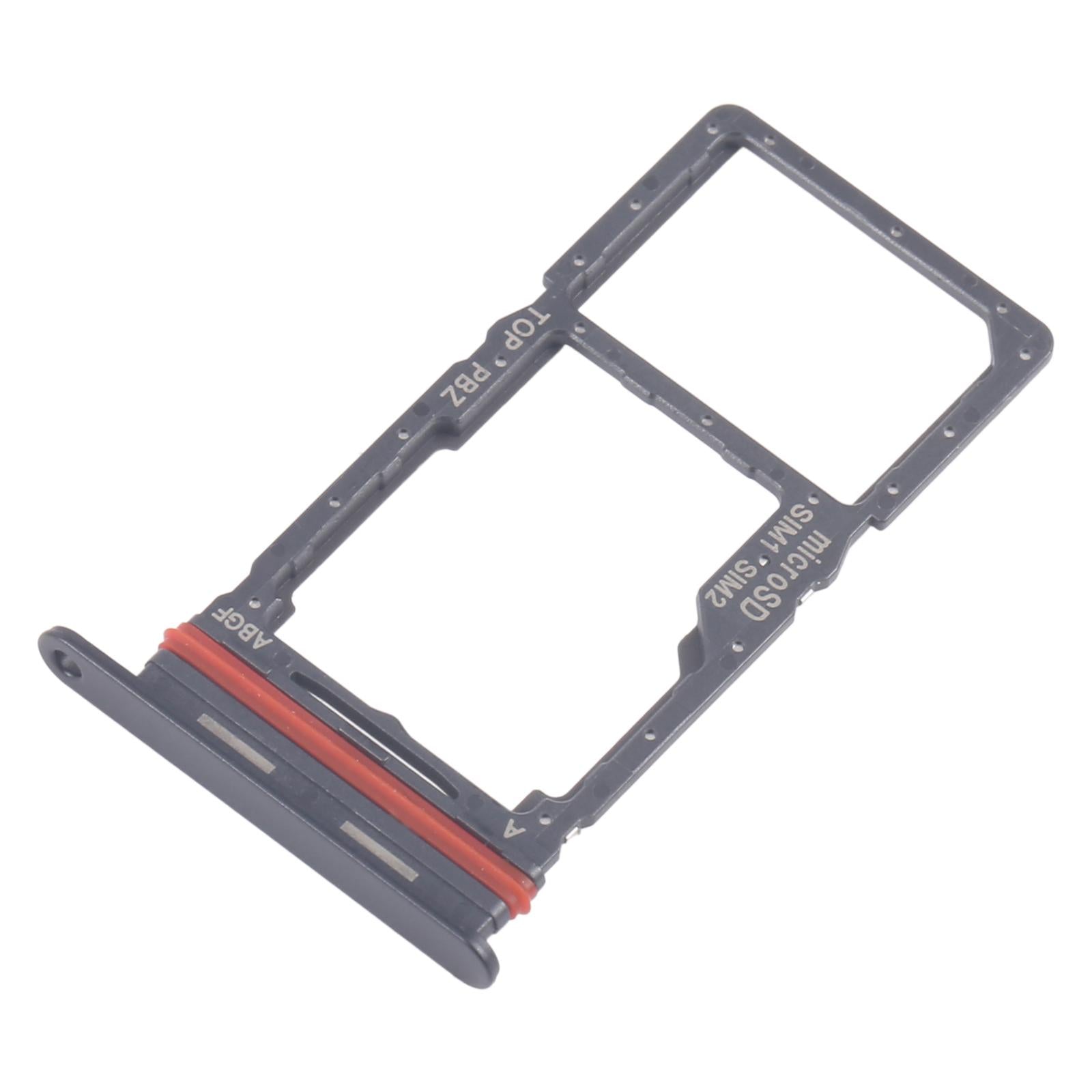 For Samsung Galaxy A27 SM-A276B Original SIM + SIM / Micro SD Card Tray (Black)
