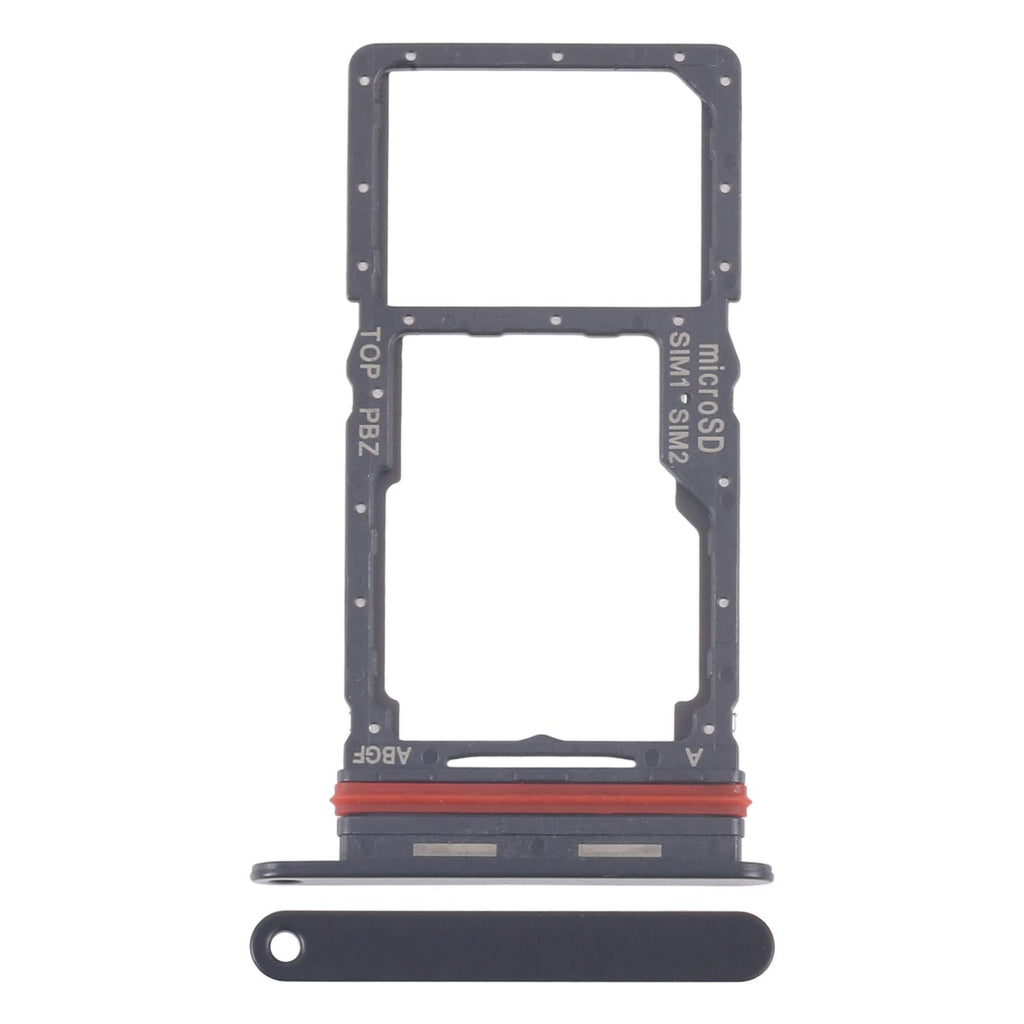 For Samsung Galaxy A27 SM-A276B Original SIM + SIM / Micro SD Card Tray (Black)
