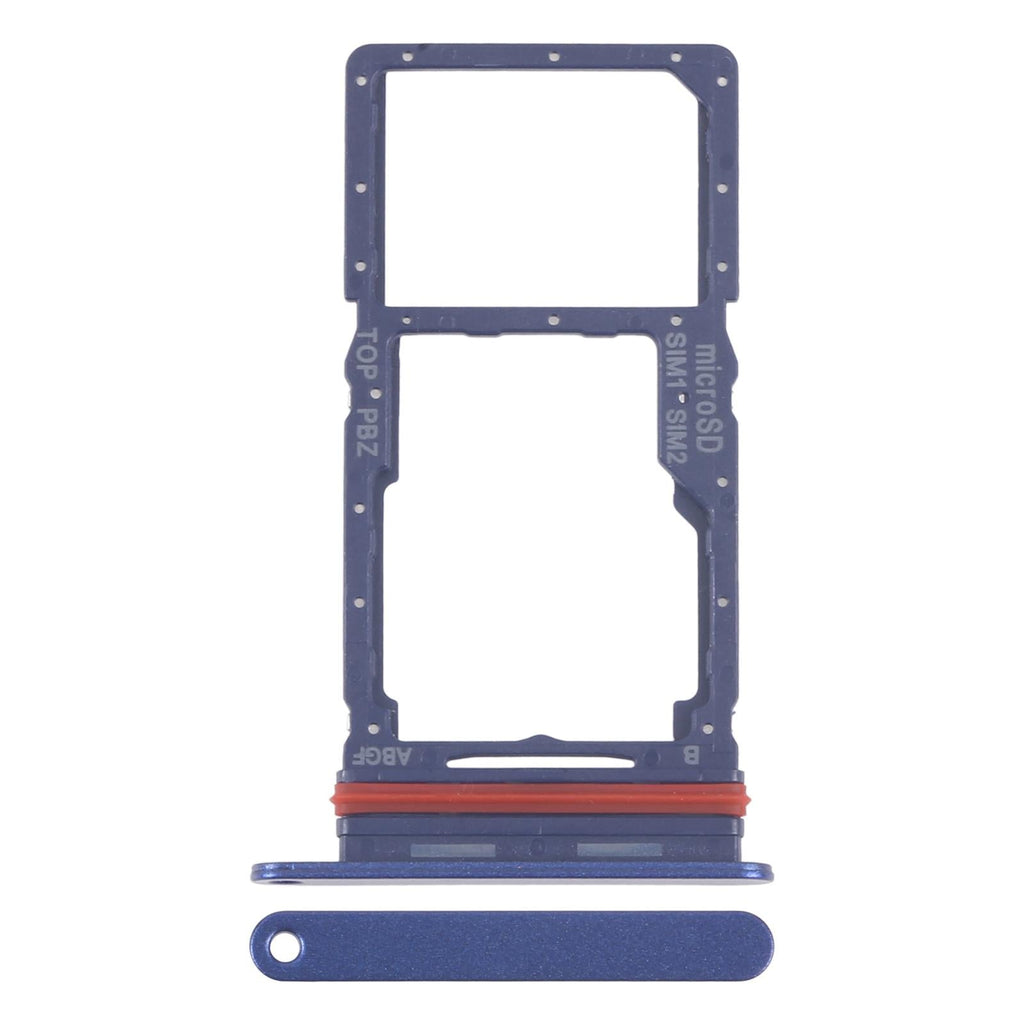 For Samsung Galaxy A27 SM-A276B Original SIM + SIM / Micro SD Card Tray (Blue)