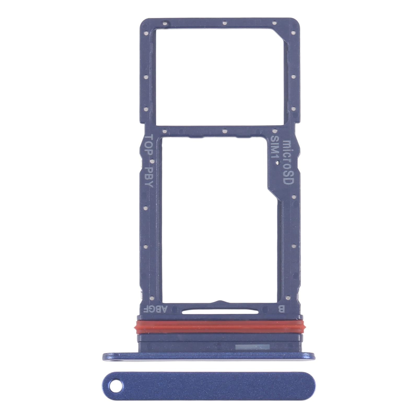 For Samsung Galaxy A27 SM-A276U Original SIM + Micro SD Card Tray (Blue)