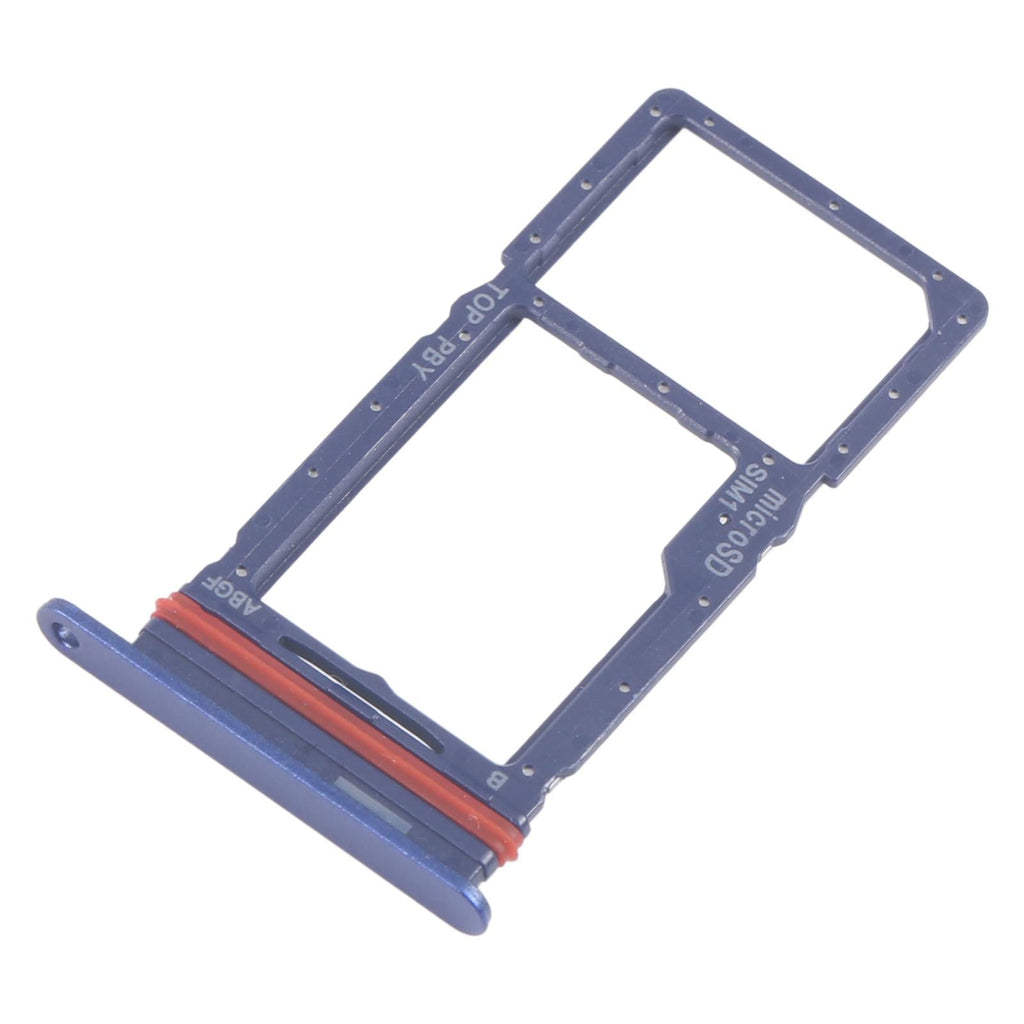 For Samsung Galaxy A27 SM-A276U Original SIM + Micro SD Card Tray (Blue)
