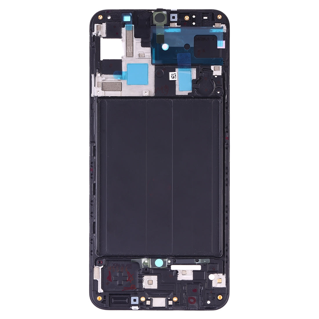 For Galaxy A50 SM-A505F/DS, A505FN/DS, A505GN/DS, A505FM/DS, A505YN  Front Housing LCD Frame Bezel Plate (Black)